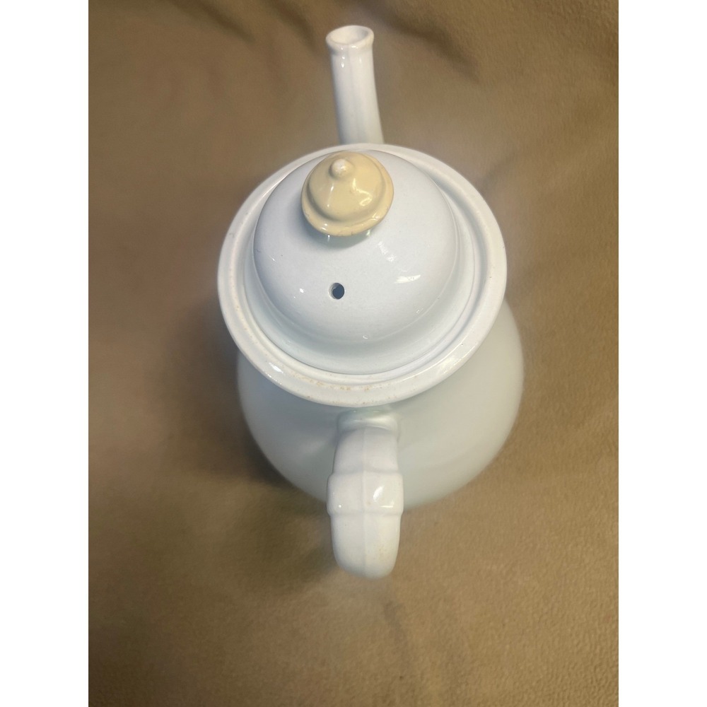 Vintage IRONSTONE CHINA J&G MEAKIN ENGLAND Coffee, Tea Pot White - Picture 5 of 12
